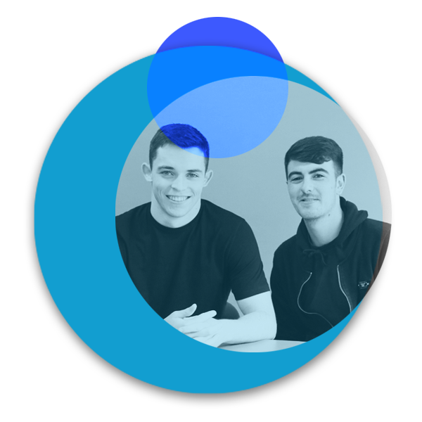 PDMS work placements Corey Vaughan and Jack Gallagher
