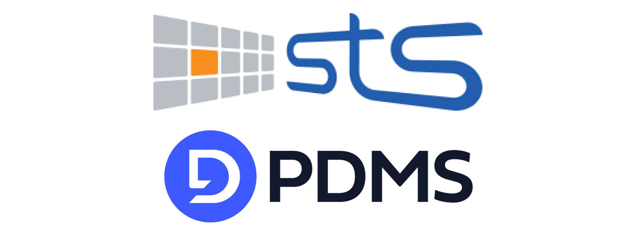An image of the STS logo and PDMS logos