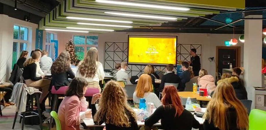 An image of the career ready students being presented to