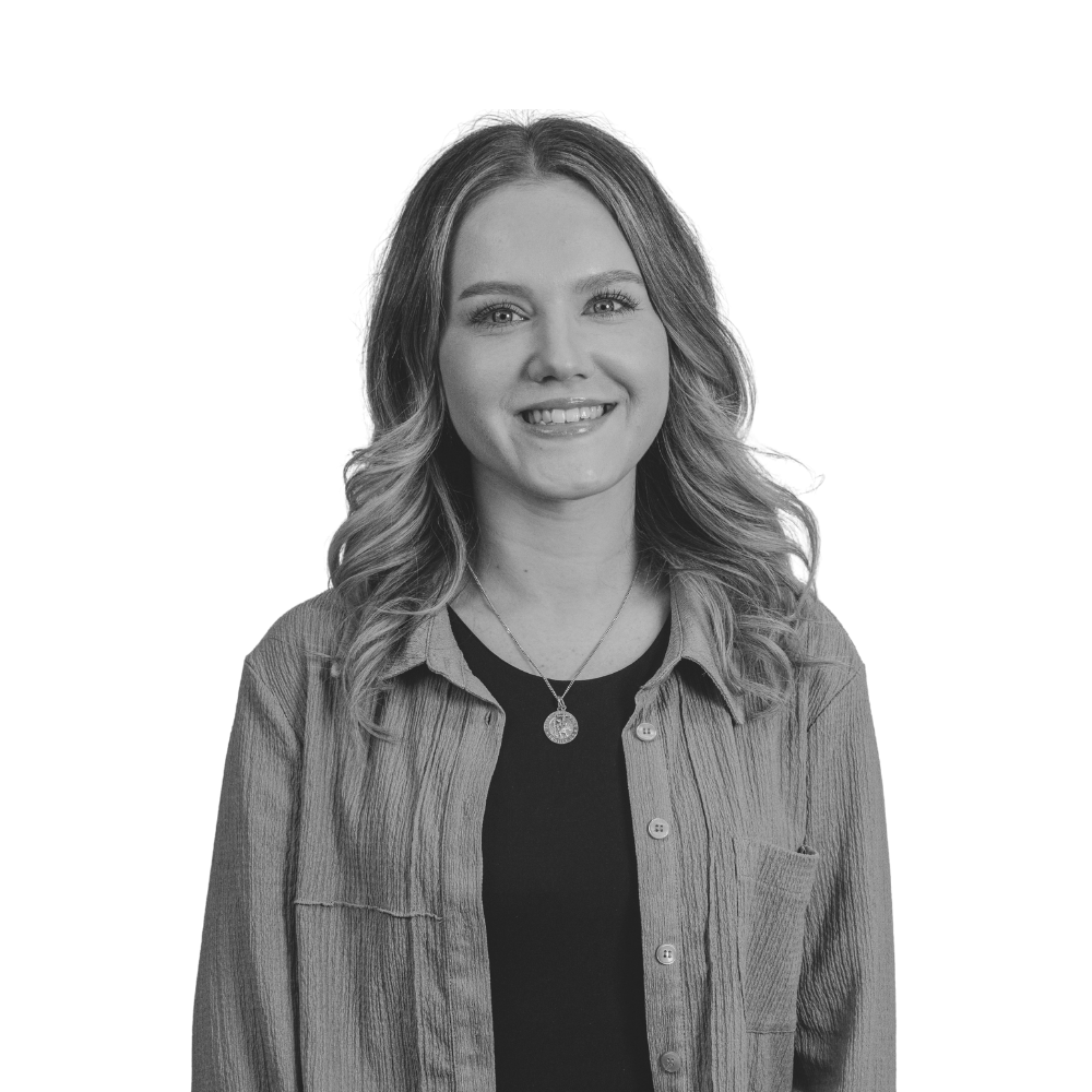 Black and white headshot of Abby Ashley-Gardner