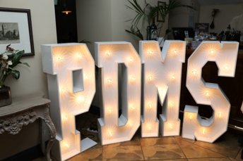 Lights in the shape of PDMS