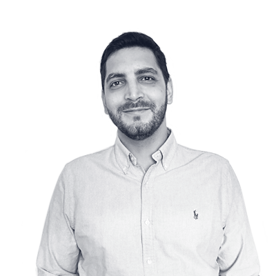 A headshot of PDMS employee Kostas Lamprakis