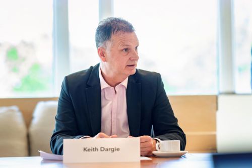 Keith Dargie speaking at Scotland roundtable event