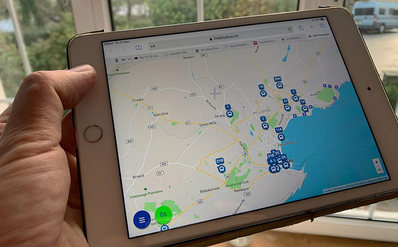 IOM Transport's Find My Bus app