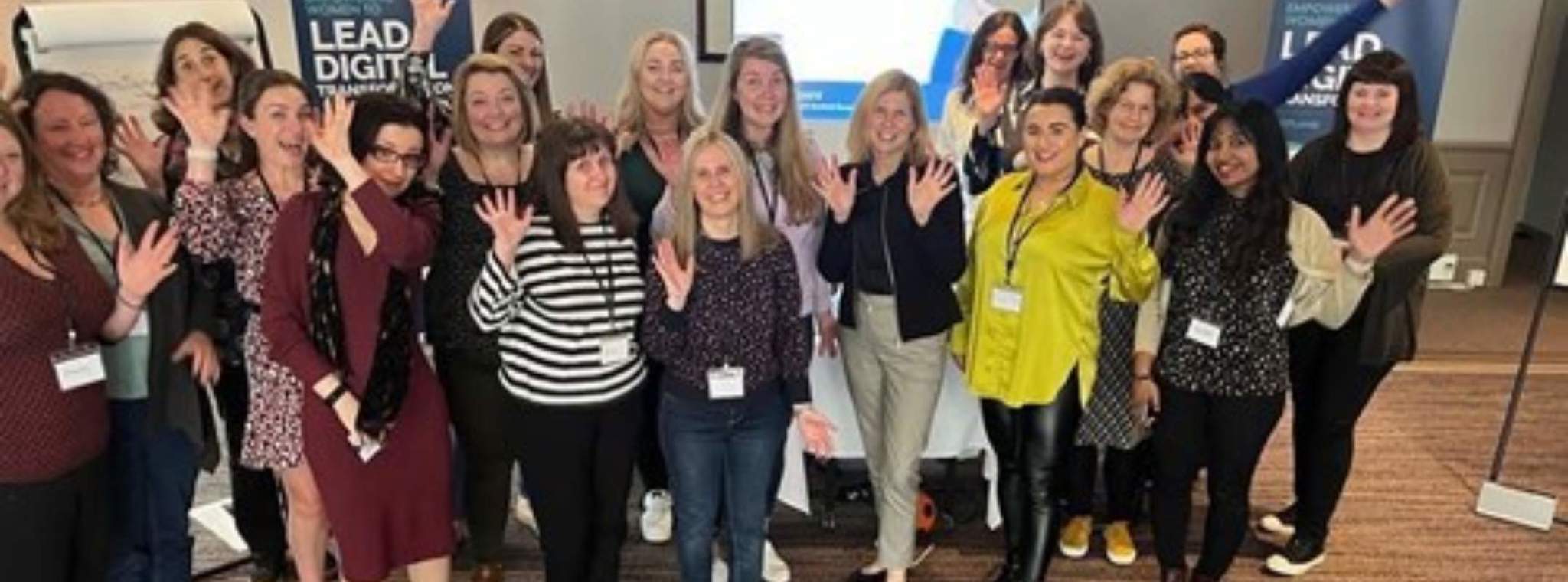 Empowering Women to Lead Digital Transformation graduates at the graduation ceremony