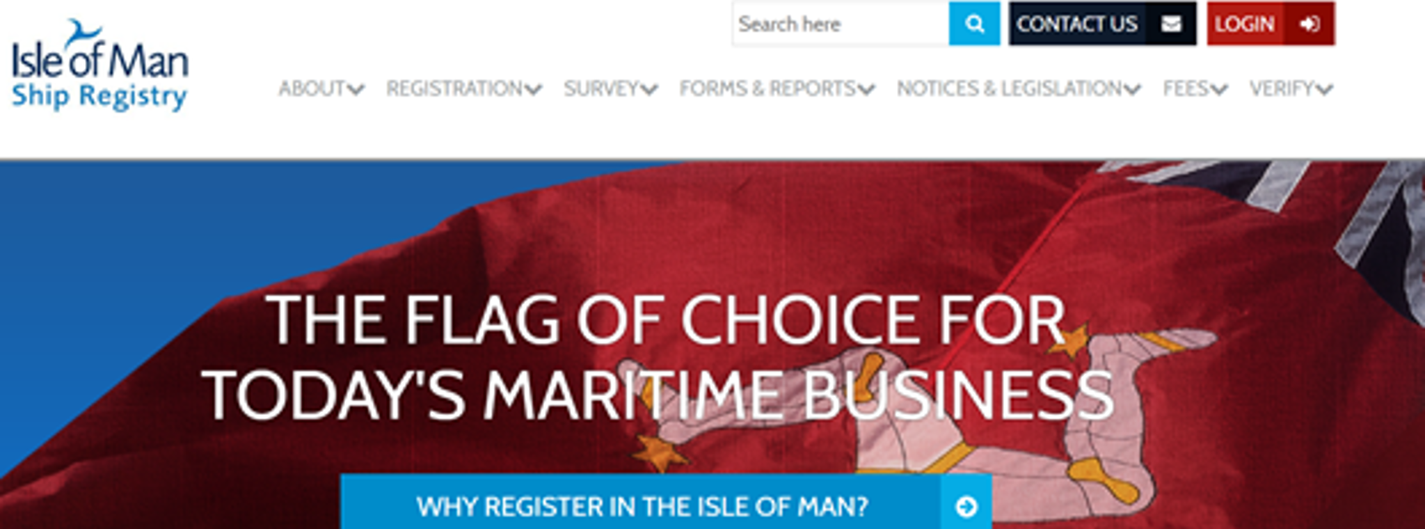 Screenshot from Isle of Man Ship Registry website