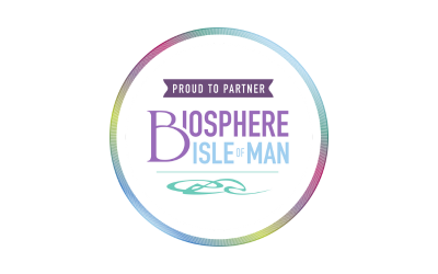 A copy of the Biosphere Isle of Man partner logo