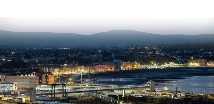 Photo of Douglas Isle of Man at night
