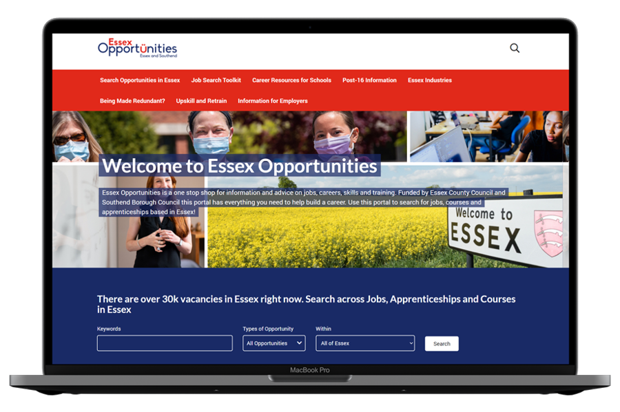 Essex opportunities homepage