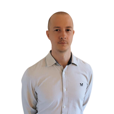 A headshot of Chris Hunter