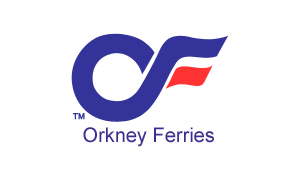 an image of the orkney ferries logo