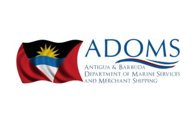 A copy of the Antigua & Barbuda Department of Marine Services and Merchant Shipping logo