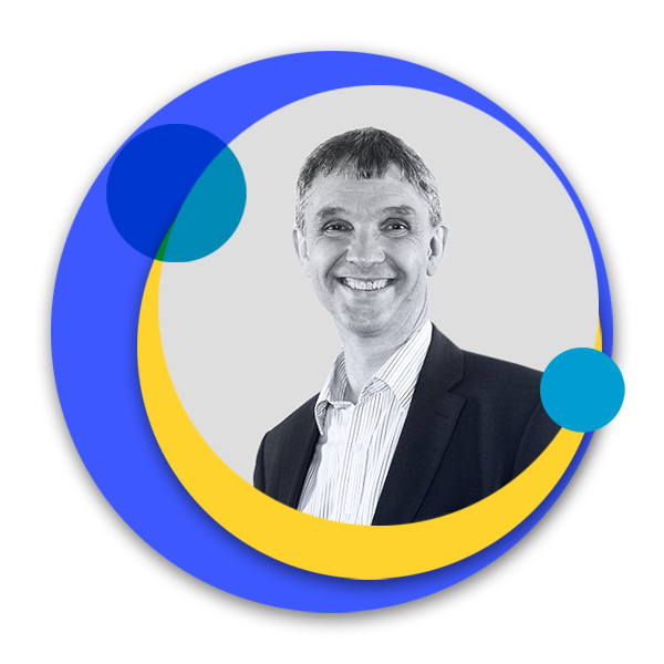 Circular illustration of Chris Gledhill, PDMS Founder and Managing Director