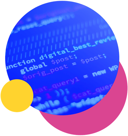 an image of close up computer coding