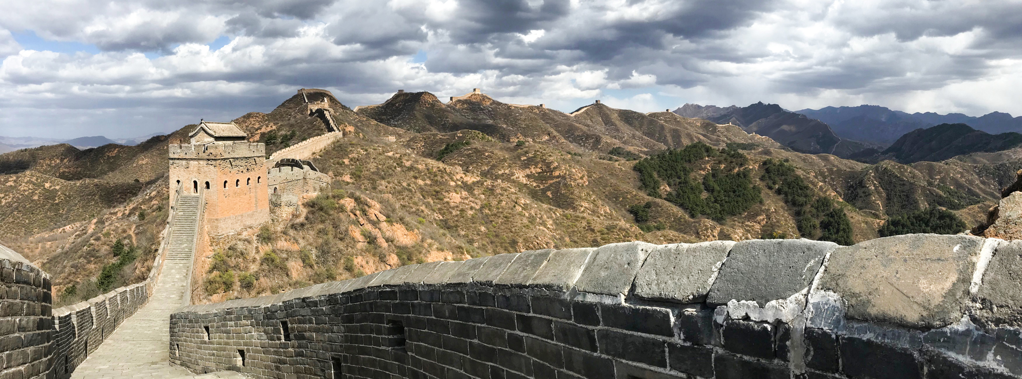 A photo of the Great Wall of China