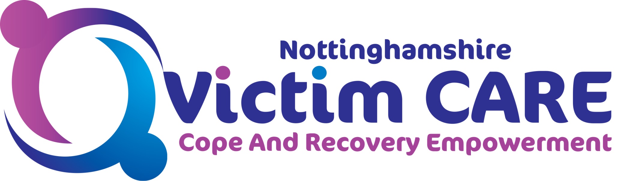 Nottinghamshire Victim Care logo: cope and recovery empowerment