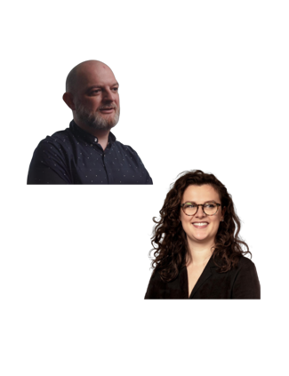 Andy Dykes and Louise Muchet