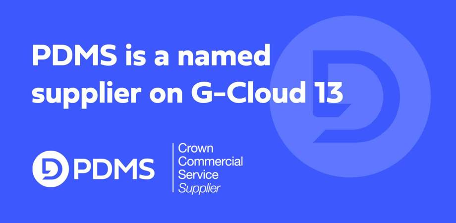 PDMS named G-Cloud Supplier