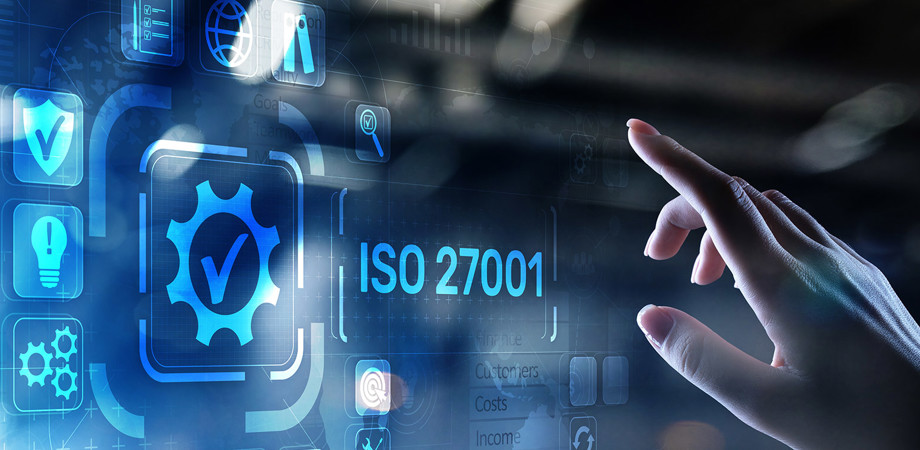 ISO27001 security standards business technology concept